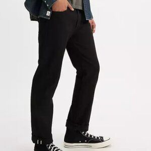 Levis Premium 501 Original Fit Jeans Selvedge Hemp Black NWT